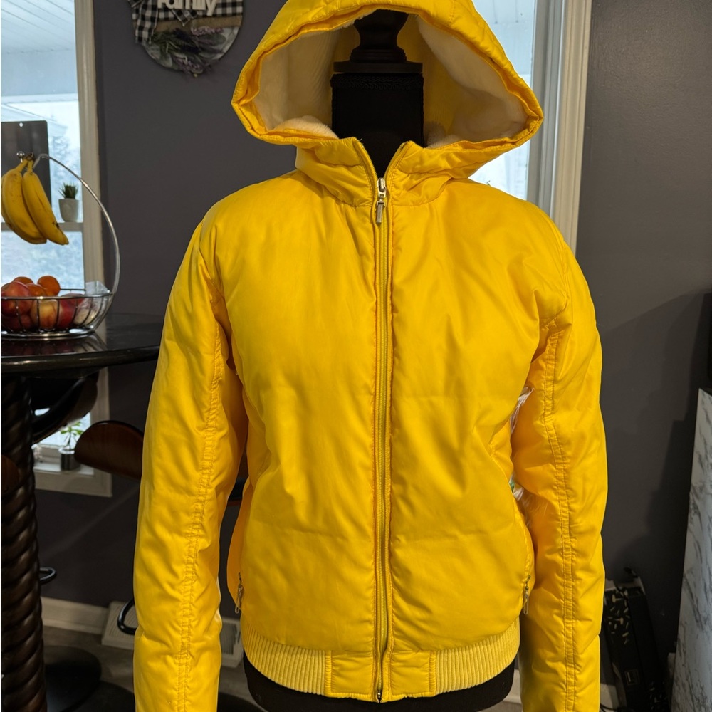 Bright Yellow Hooded Jacket polo Ralph Lauren